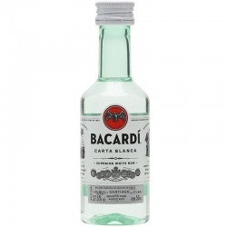 BACARDI CARTA BLANCA 0.05L